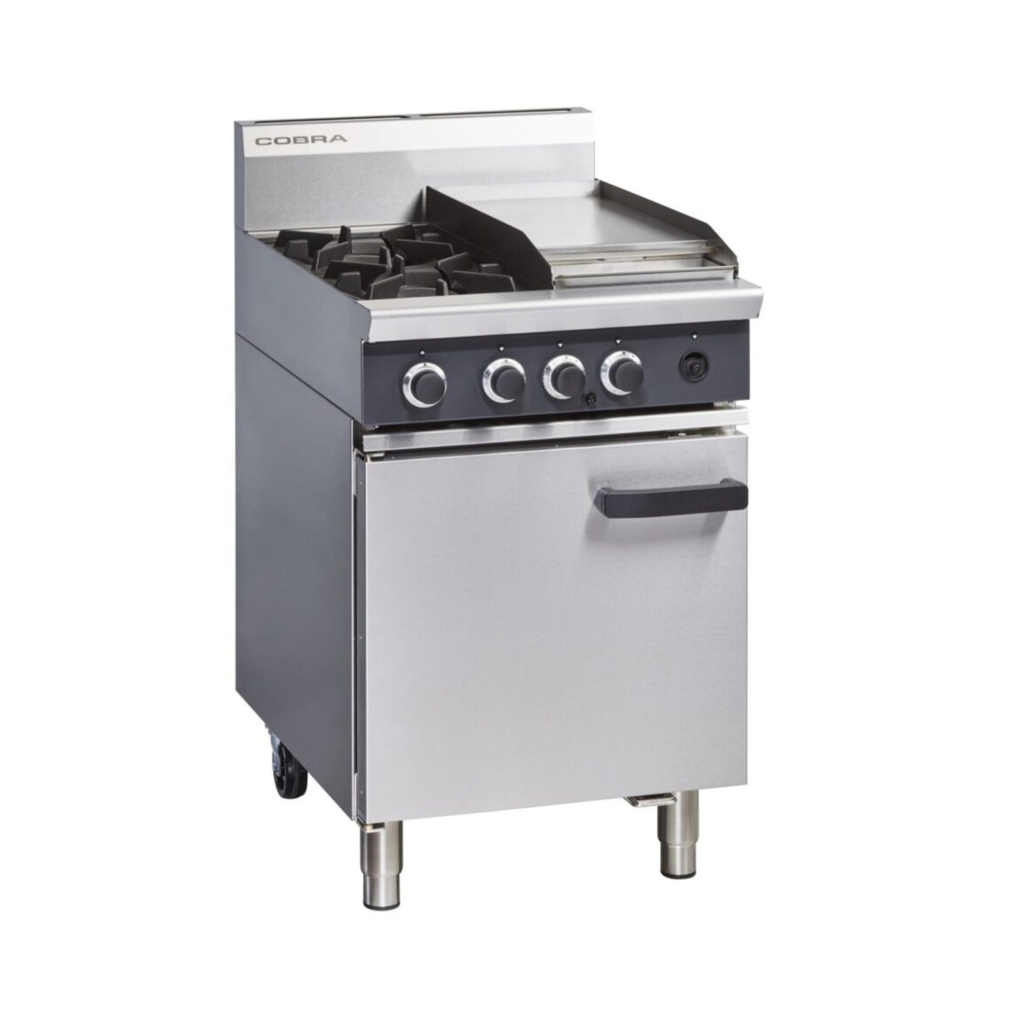Cobra CR6C - 600mm Two Burner / Griddle Gas Range Static Oven