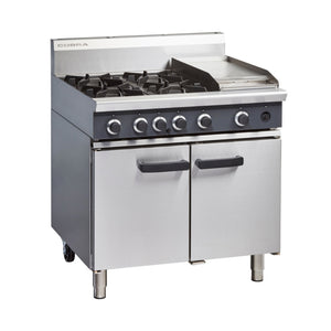 Cobra CR9C - 900mm Four Burner / Griddle Gas Range Static Oven