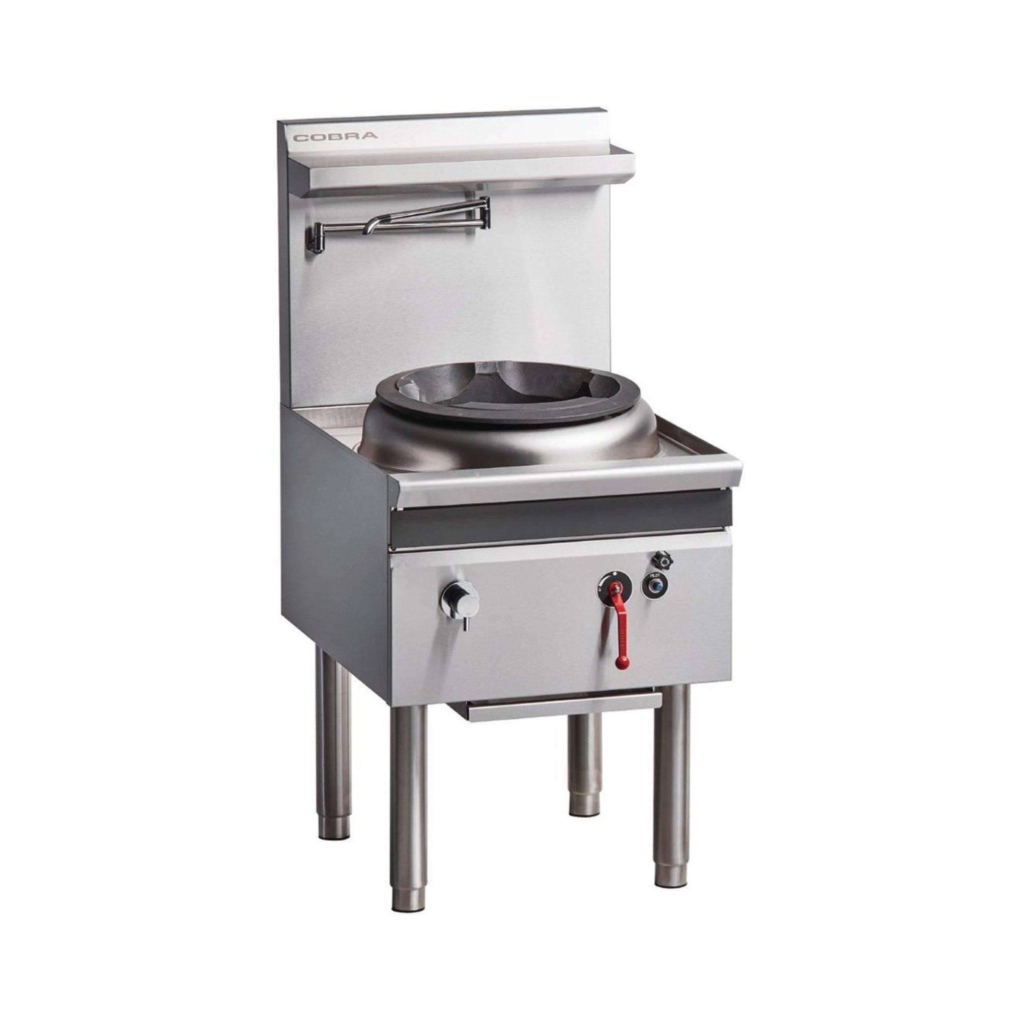 Cobra CW1H-D - 600mm Gas Waterless Wok with 1 Duckbill burner