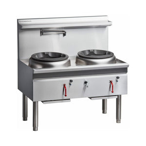 Cobra CW2H-DD - 1200mm Gas Waterless Wok with 2 Duckbill burners