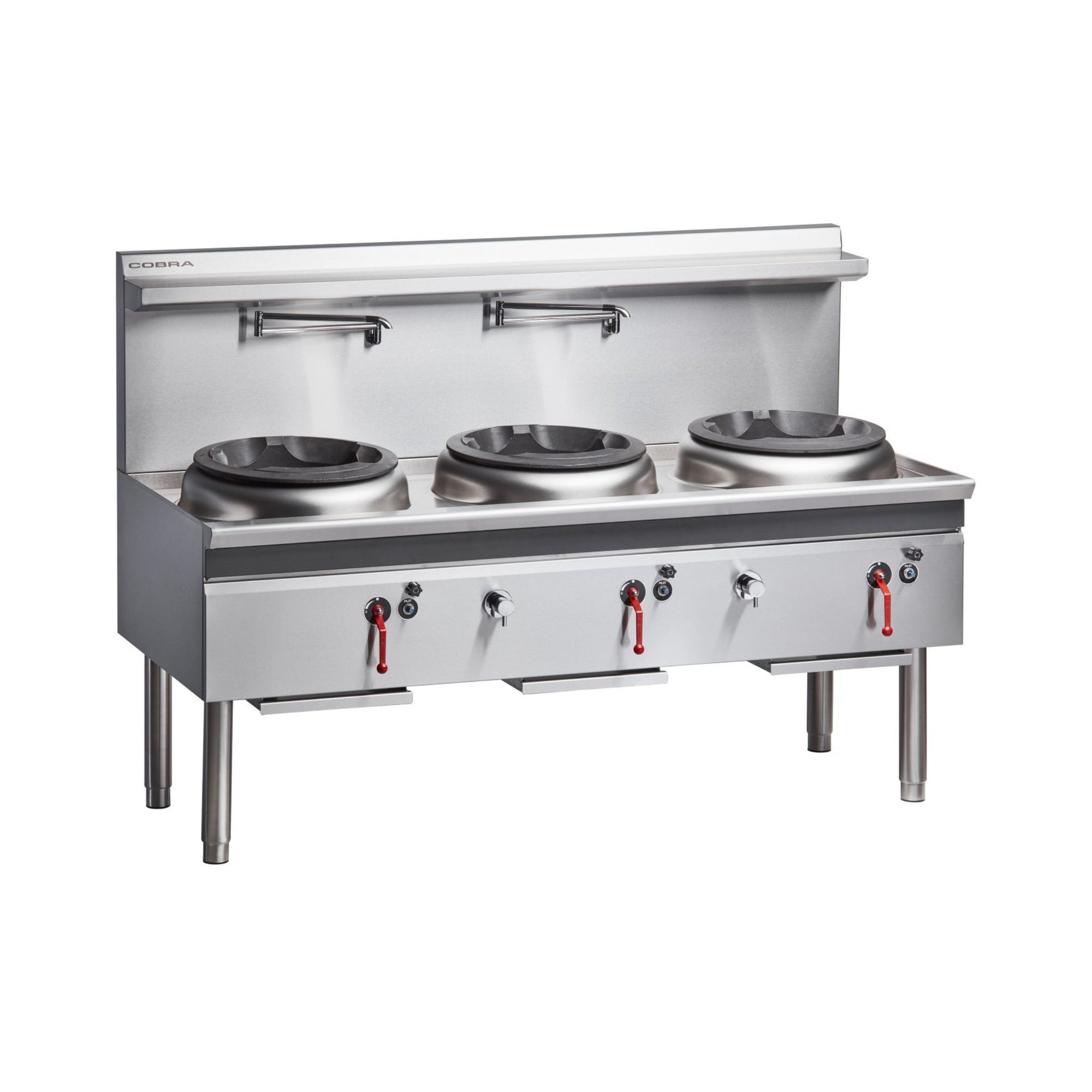 Cobra CW3H-DDD - 1800mm Gas Waterless Wok with 3 Duckbill burners