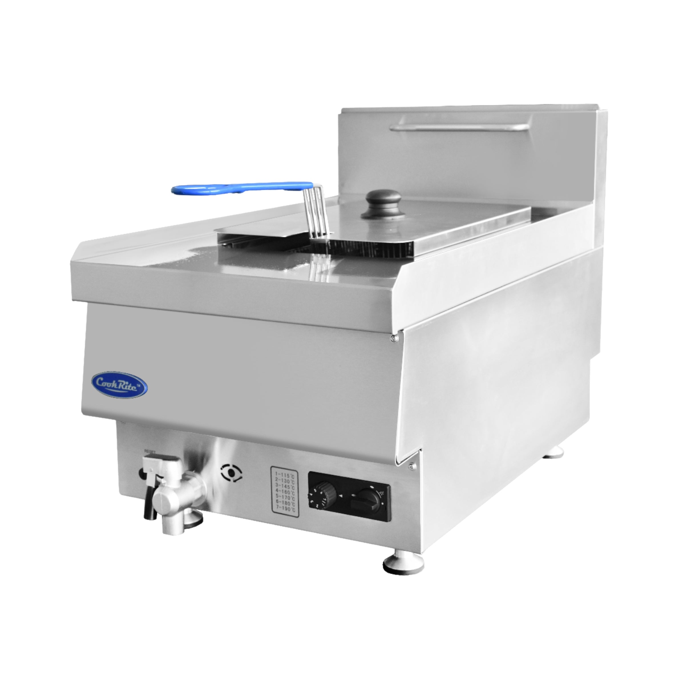 CookRite Countertop 1 Tube Gas Deep Fryer LPG AT65G4F-C-LPG