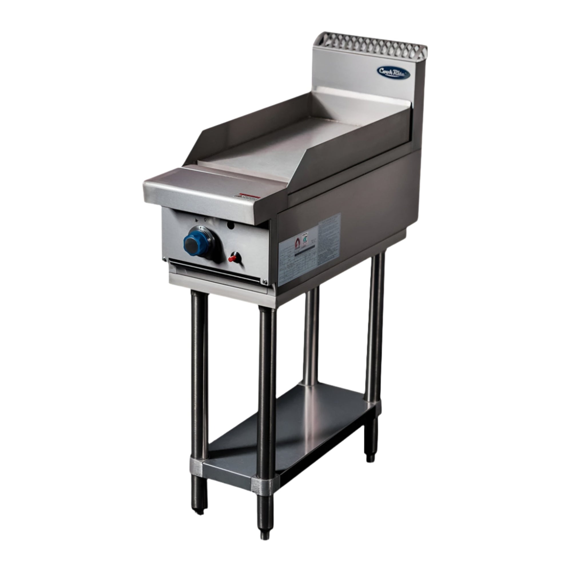 CookRite Freestanding Gas Griddle 300mm Hotplate with Stand NG AT80G3G-F-NG