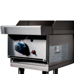 CookRite Freestanding Gas Griddle 300mm Hotplate with Stand NG AT80G3G-F-NG