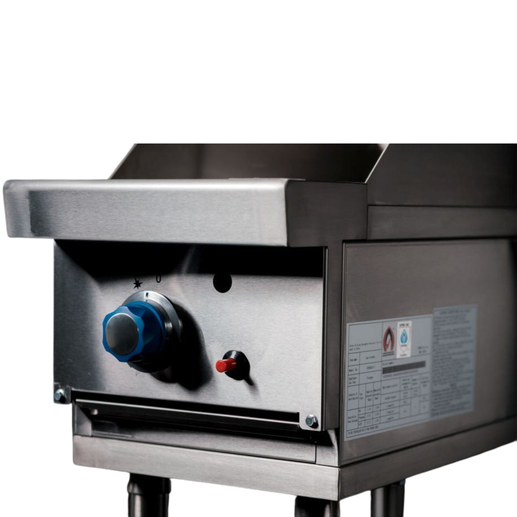 CookRite Freestanding Gas Griddle 300mm Hotplate with Stand NG AT80G3G-F-NG