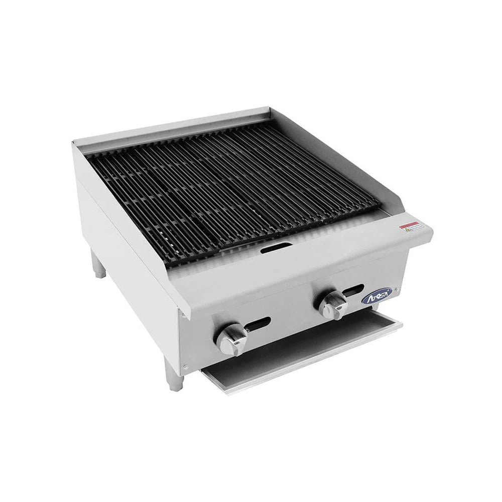 CookRite 610mm NG Char-Rock Broiler ATCB-24-NG