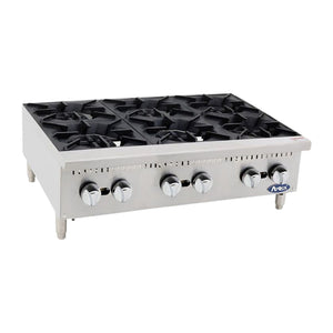 CookRite Countertop Gas 6 Burner Cooktops LPG ATHP-36-6-LPG
