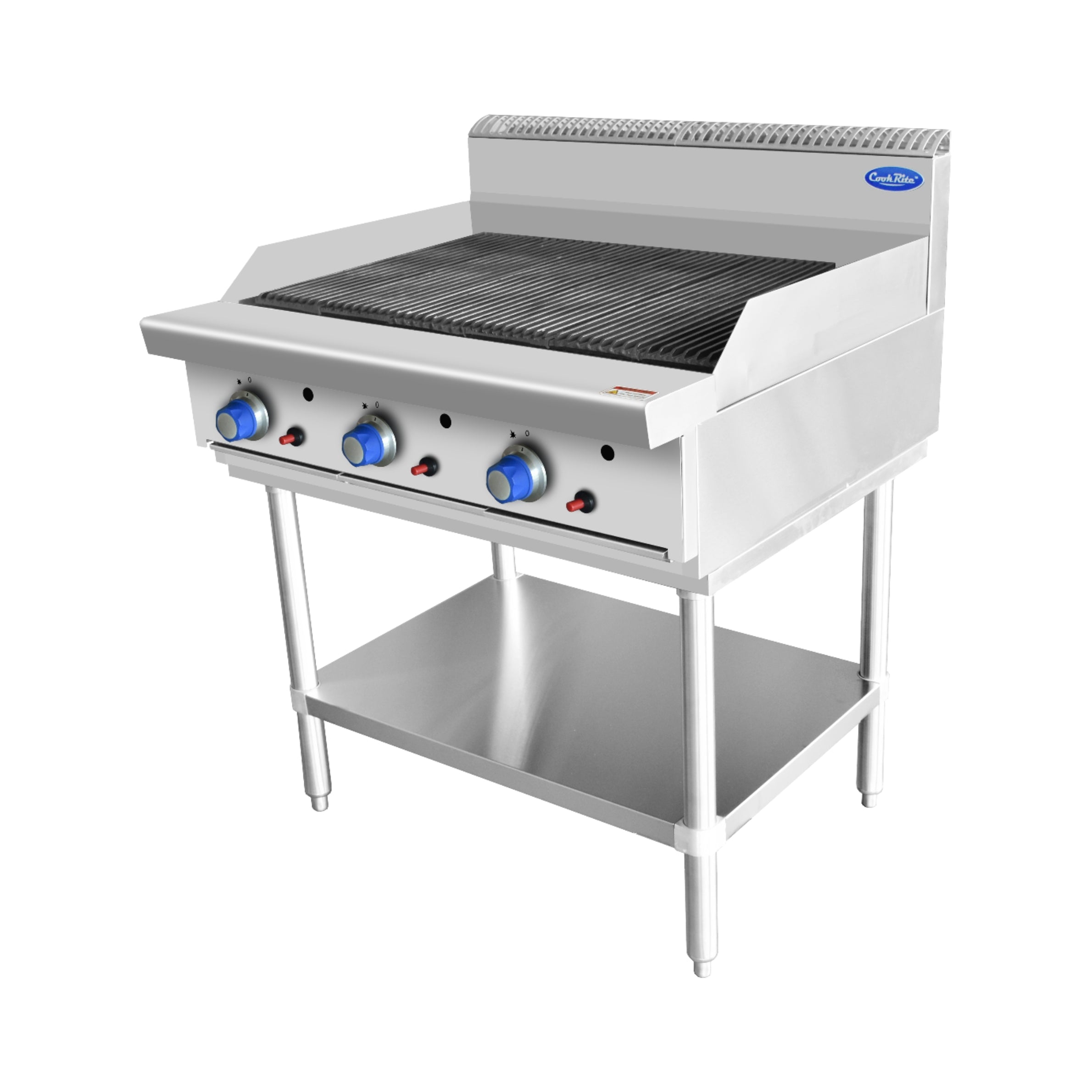 CookRite Freestanding 900 mm Radiant Char Grillswith Stand  LPG AT80G9C-F-LPG