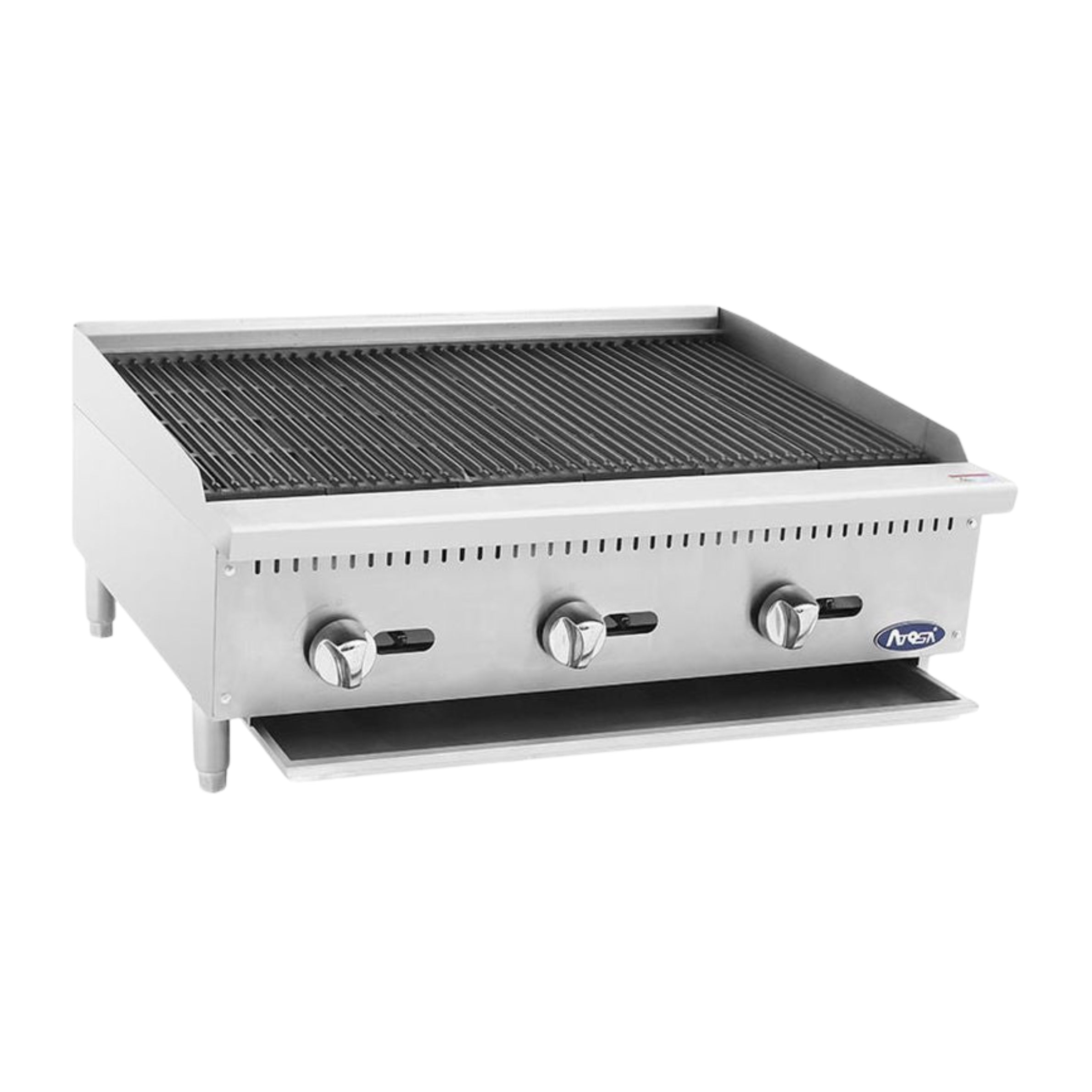 CookRite 910mm NG Char-Rock Broiler ATCB-36-NG