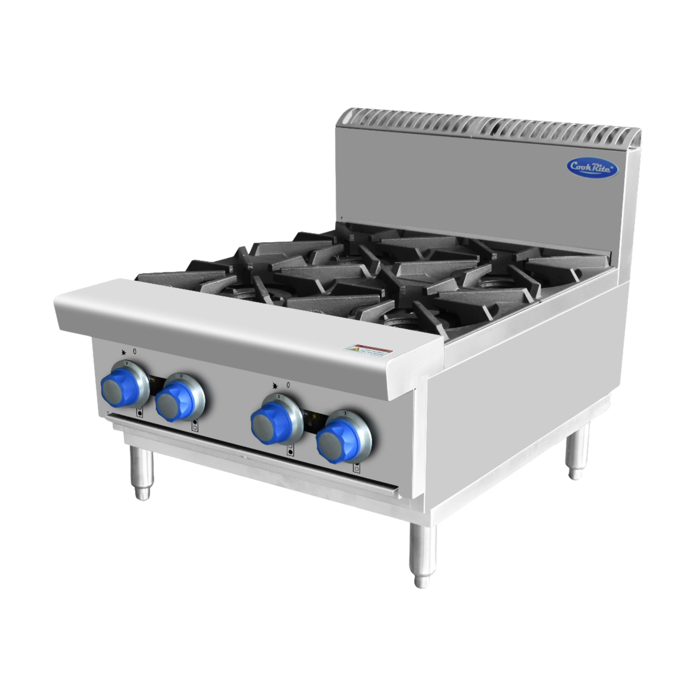CookRite Countertop Gas Cooktop 4 Burners Stove LPG AT80G4B-C-LPG