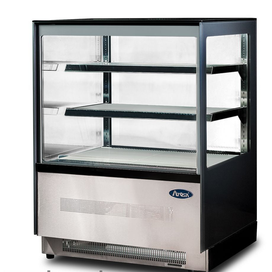 Atosa Free-Standing Square Cake Showcase 900mm DF097F