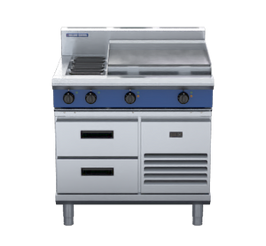Blue Seal Evolution Series E516B-RB - 900mm Electric Cooktop – Refrigerated Base