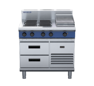Blue Seal Evolution Series E516C-RB - 900mm Electric Cooktop – Refrigerated Base