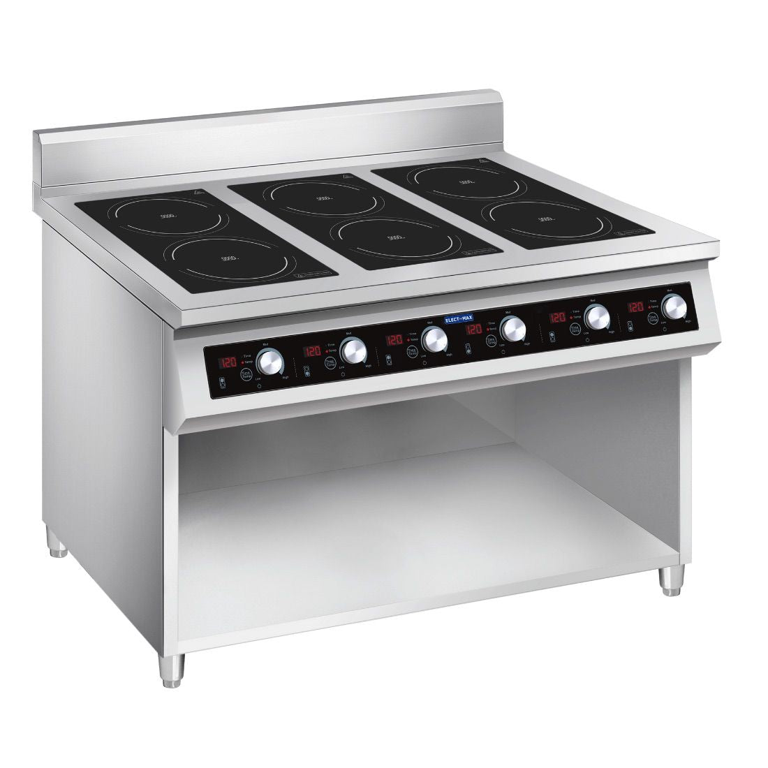ElectMAX 700 Series Induction 6-Burner Cooker with Splashback EIC7-1200P