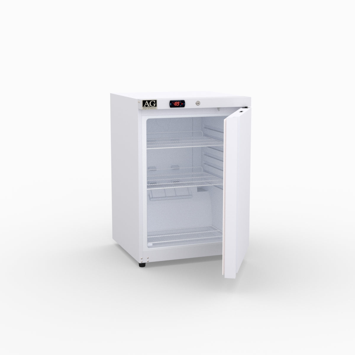AG Equipment 200L Underbench Single Door Ventilated Freezer AG-F200V
