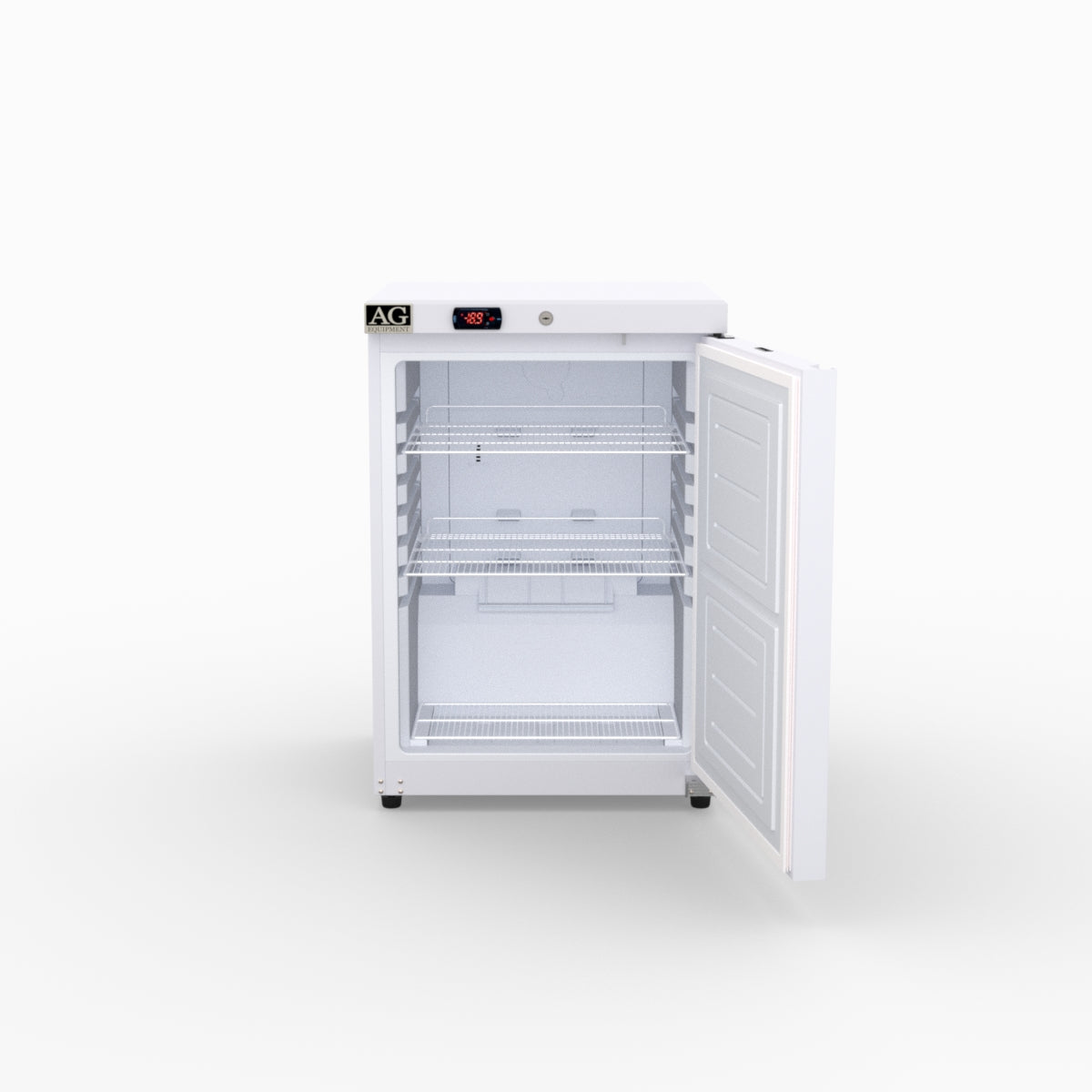 AG Equipment 200L Underbench Single Door Ventilated Freezer AG-F200V