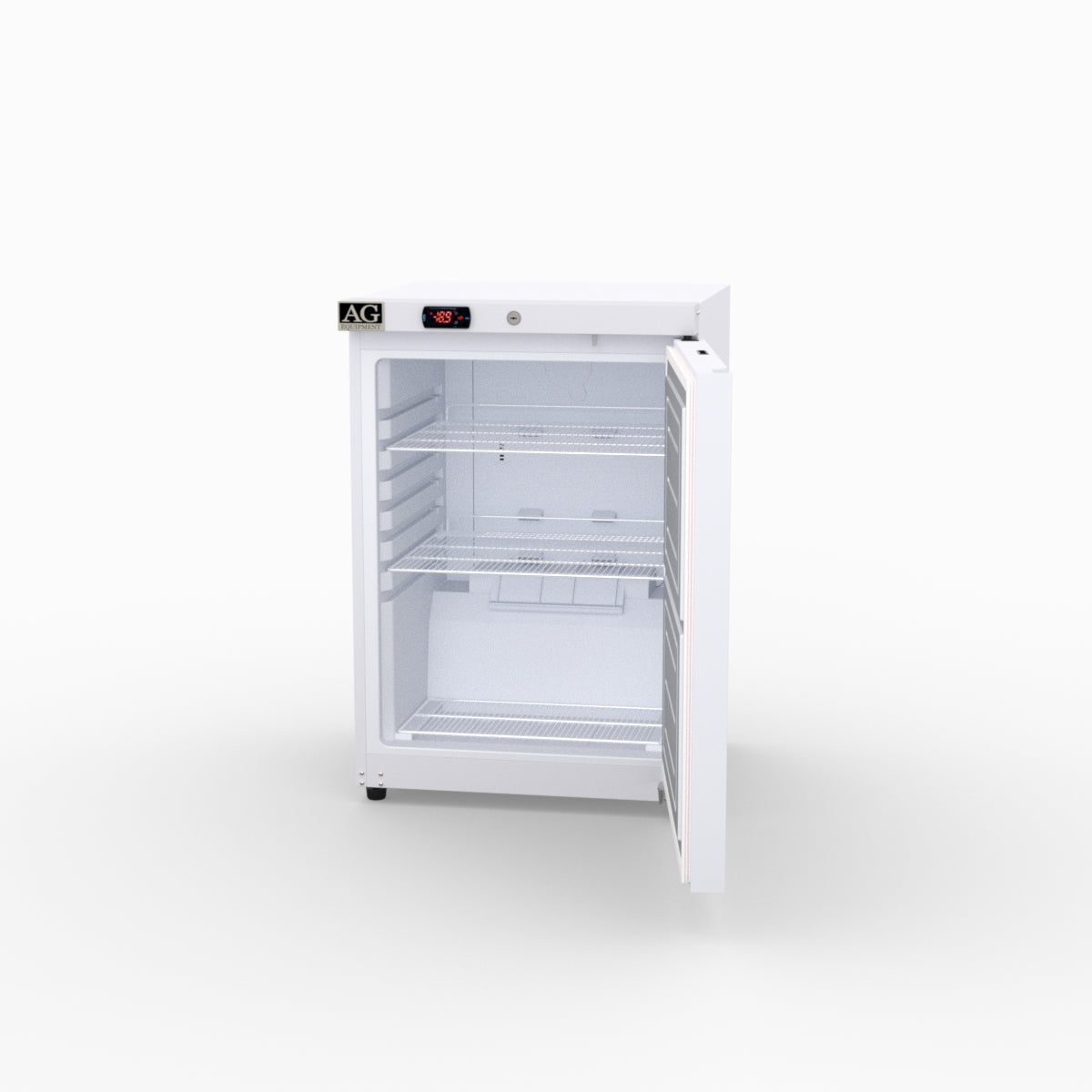 AG Equipment 200L Underbench Single Door Ventilated Freezer AG-F200V