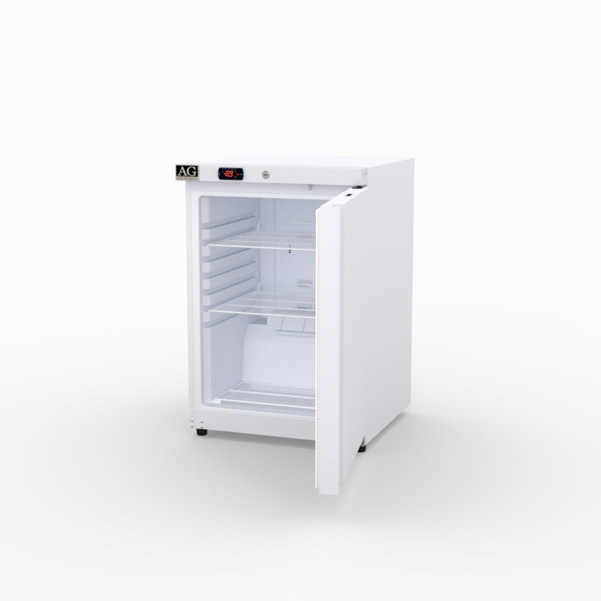 AG Equipment 200L Underbench Single Door Ventilated Freezer AG-F200V