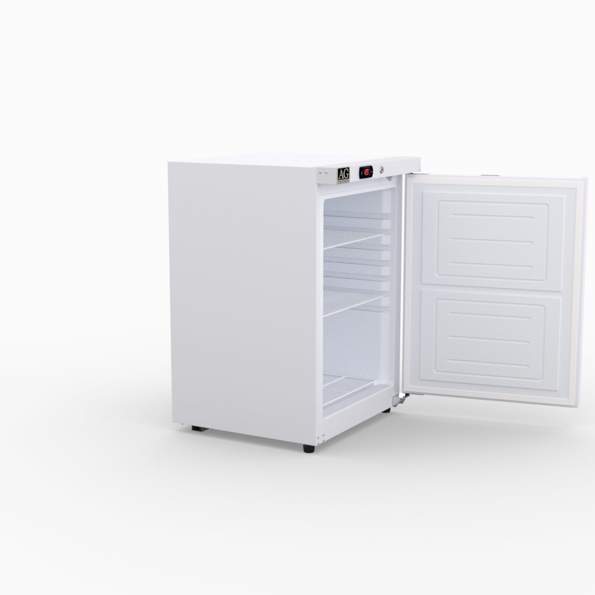 AG Equipment 200L Underbench Single Door Ventilated Freezer AG-F200V