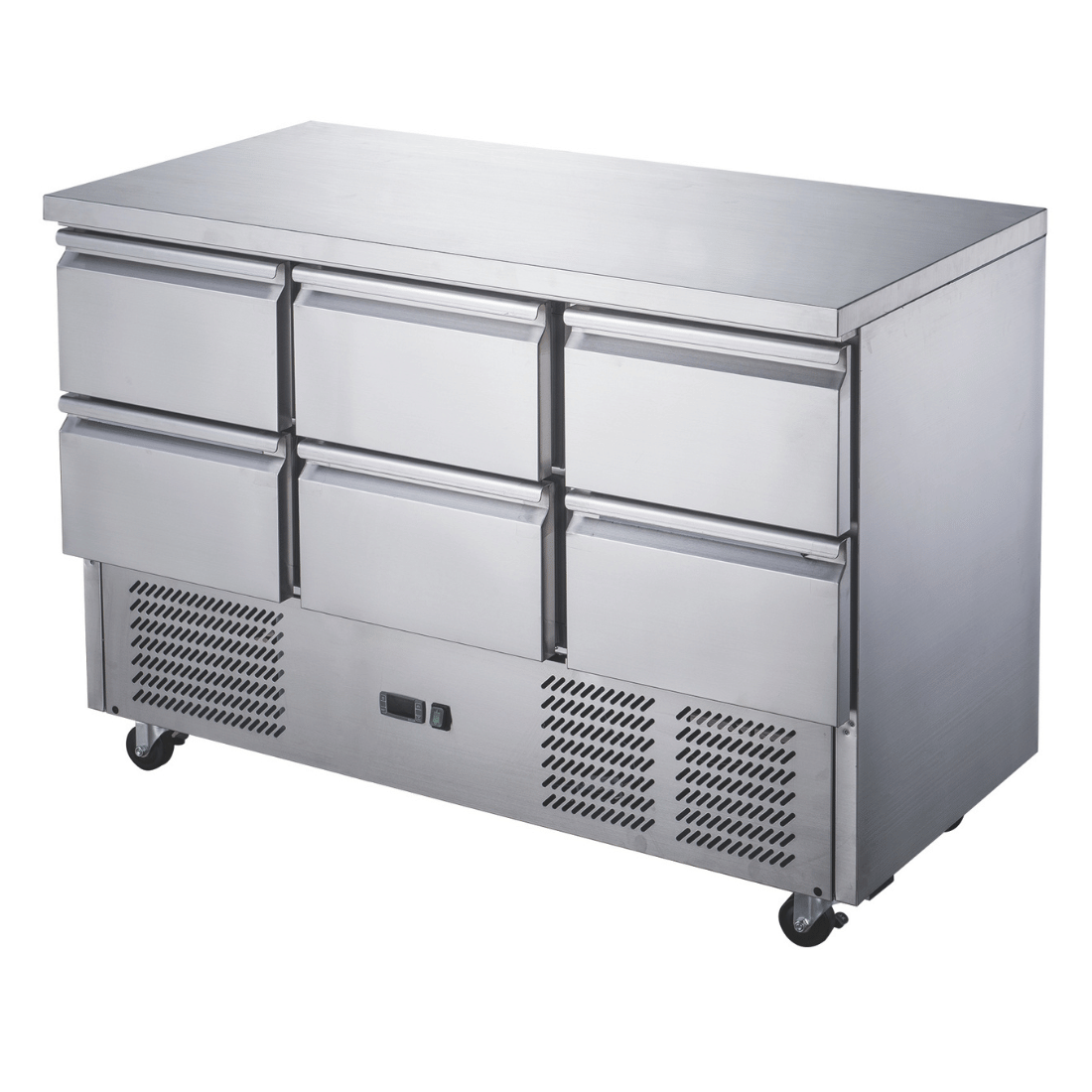 FED-X Six Drawer Salad Prep Fridge XGNS1300D-6D