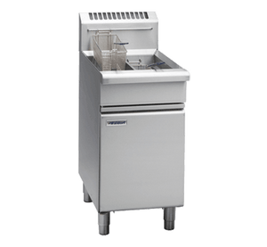 Waldorf 800 Series FNL8226G - 450mm Twin Pan Gas Fryer Low Back Version