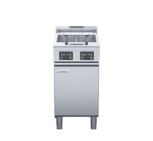 Waldorf 800 Series FNL8224EE - 450mm Twin Pan Electric Fryer Low Back Version