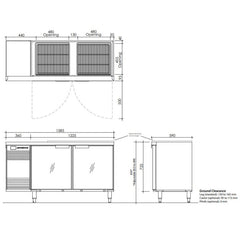 Skope 2 Glass Door Chiller GC.2.GSW