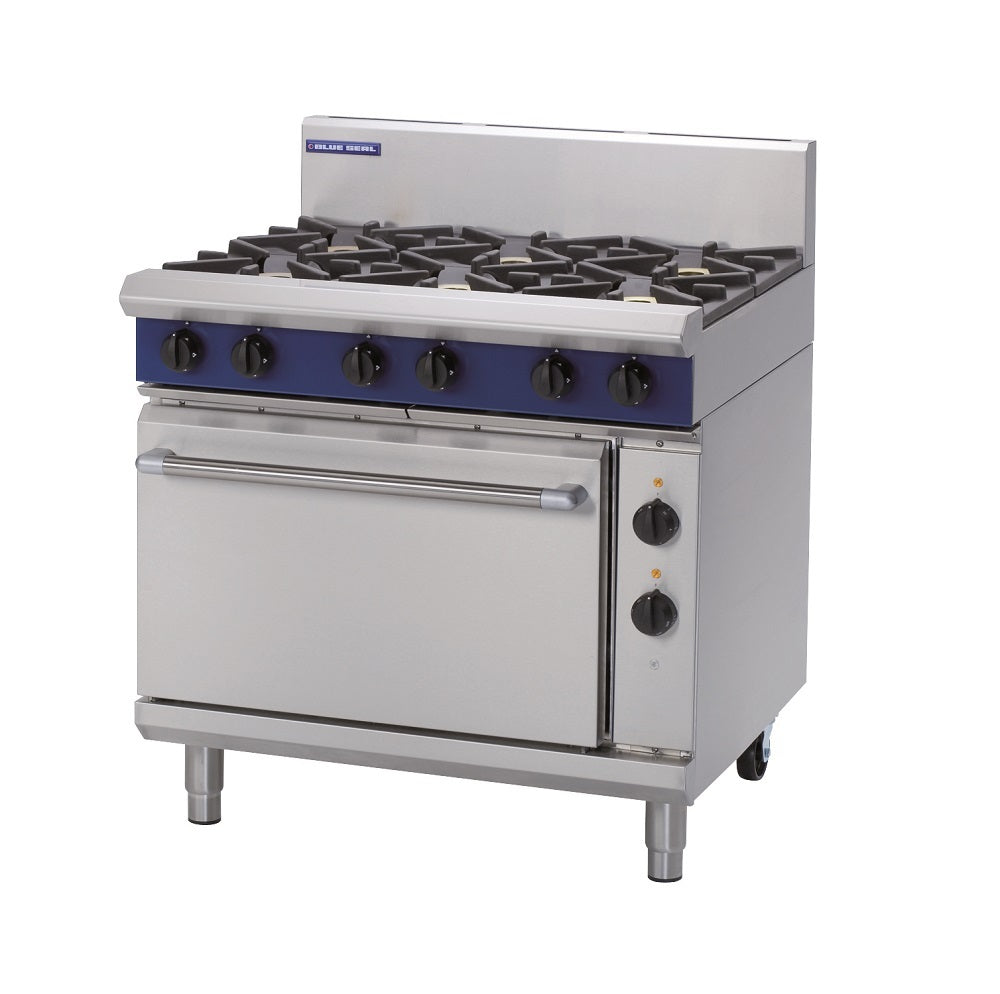 Blue Seal Evolution Series GE506D - 900mm Gas Range Electric Static Oven