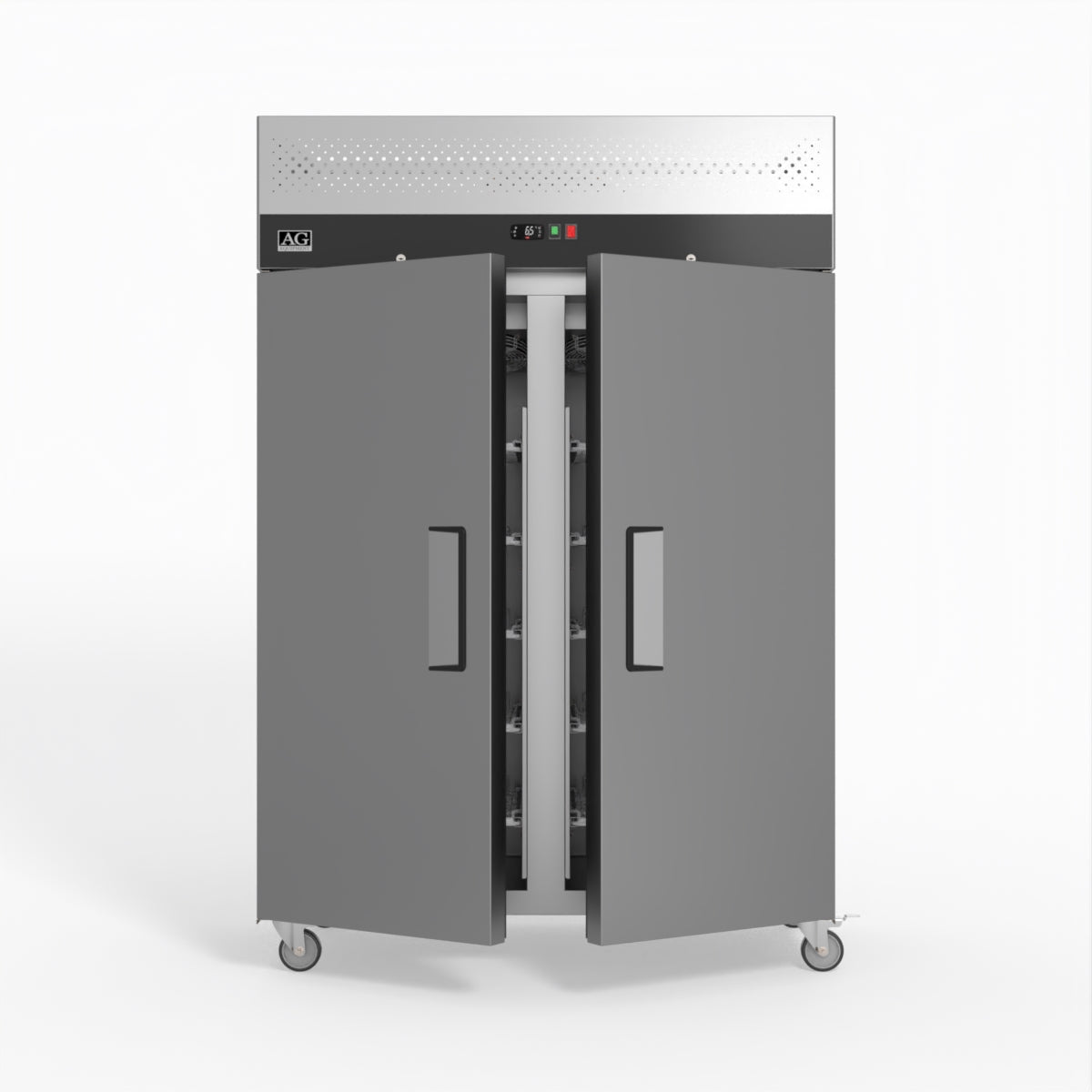AG Equipment 1000 Litre Upright Double Stainless Steel Door Freezer AG-GNX1000BT