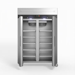 AG Equipment 1000 Litre Upright Double Stainless Steel Door Freezer AG-GNX1000BT