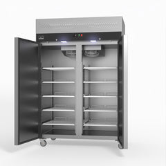 AG Equipment 1000 Litre Upright Double Stainless Steel Door Freezer AG-GNX1000BT