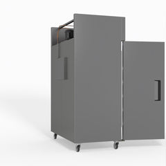 AG Equipment 1000 Litre Upright Double Stainless Steel Door Freezer AG-GNX1000BT