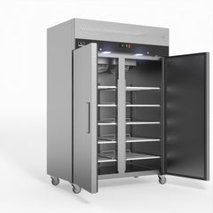 AG Equipment 1000 Litre Upright Double Stainless Steel Door Freezer AG-GNX1000BT