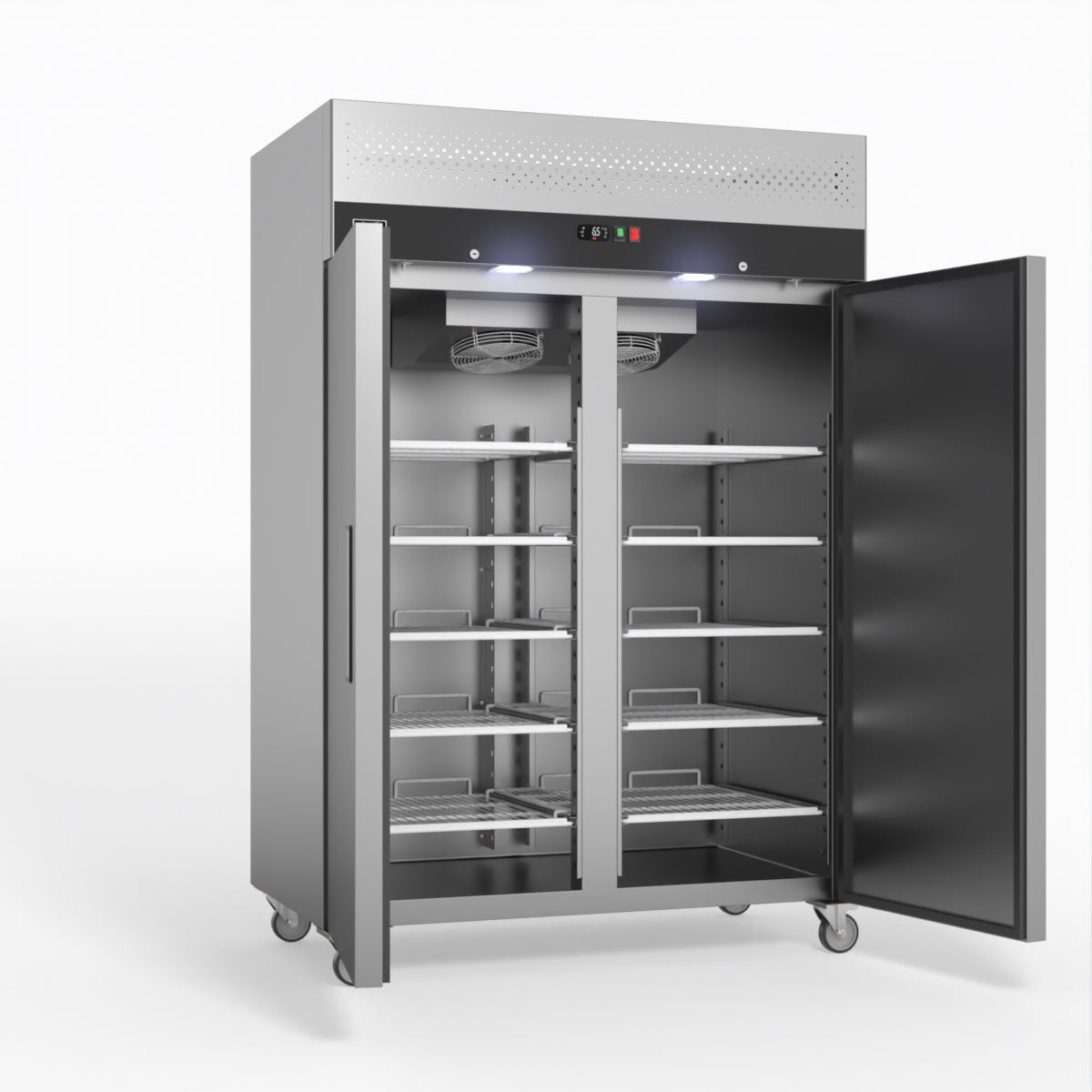 AG Equipment 1000 Litre Upright Double Stainless Steel Door Freezer AG-GNX1000BT