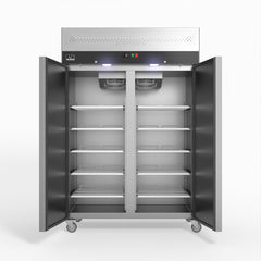 AG Equipment 1000 Litre Upright Double Stainless Steel Door Freezer AG-GNX1000BT