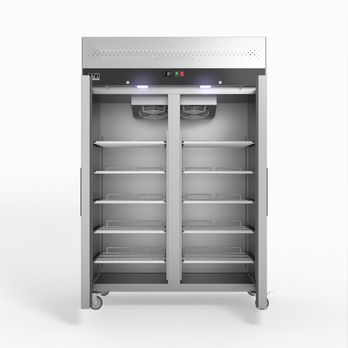 AG Equipment 1000 Litre Upright Double Stainless Steel Door Freezer AG-GNX1000BT