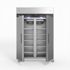 AG Equipment 1000 Litre Upright Double Stainless Steel Door Freezer AG-GNX1000BT