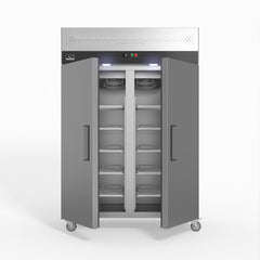 AG Equipment 1000 Litre Upright Double Stainless Steel Door Freezer AG-GNX1000BT