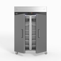 AG Equipment 1000 Litre Upright Double Stainless Steel Door Freezer AG-GNX1000BT
