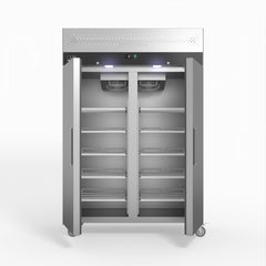 AG Equipment 1000 Litre Upright Double Stainless Steel Door Fridge AG-GNX1000TN