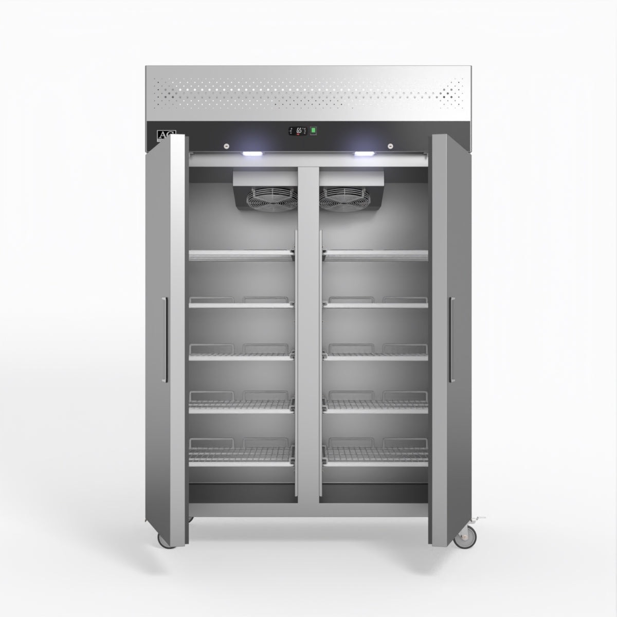 AG Equipment 1000 Litre Upright Double Stainless Steel Door Fridge AG-GNX1000TN