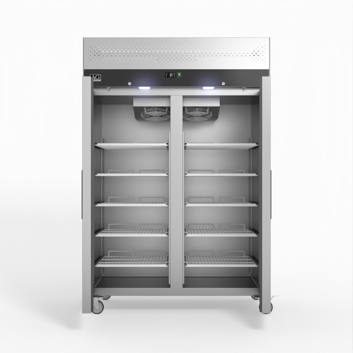 AG Equipment 1000 Litre Upright Double Stainless Steel Door Fridge AG-GNX1000TN