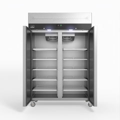 AG Equipment 1000 Litre Upright Double Stainless Steel Door Fridge AG-GNX1000TN