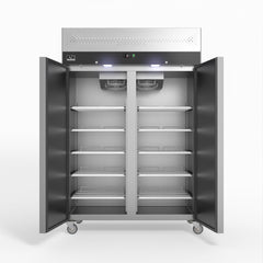 AG Equipment 1000 Litre Upright Double Stainless Steel Door Fridge AG-GNX1000TN