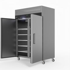 AG Equipment 1000 Litre Upright Double Stainless Steel Door Fridge AG-GNX1000TN