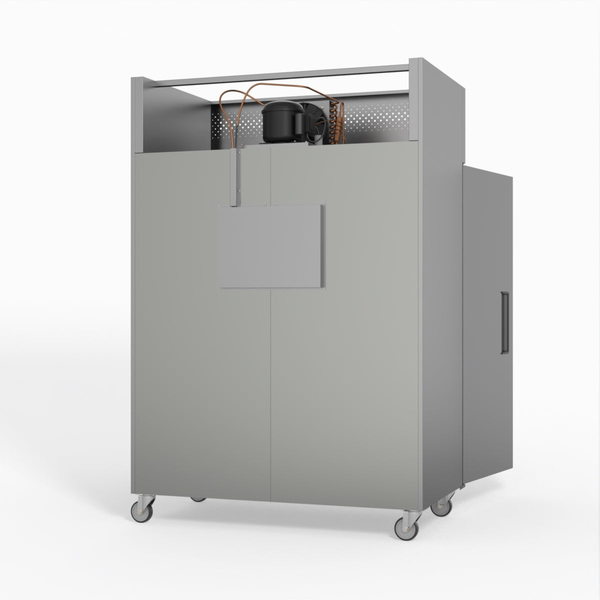 AG Equipment 1000 Litre Upright Double Stainless Steel Door Fridge AG-GNX1000TN
