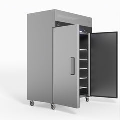 AG Equipment 1000 Litre Upright Double Stainless Steel Door Fridge AG-GNX1000TN