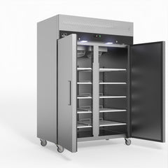 AG Equipment 1000 Litre Upright Double Stainless Steel Door Fridge AG-GNX1000TN