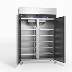 AG Equipment 1000 Litre Upright Double Stainless Steel Door Fridge AG-GNX1000TN