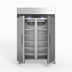 AG Equipment 1000 Litre Upright Double Stainless Steel Door Fridge AG-GNX1000TN